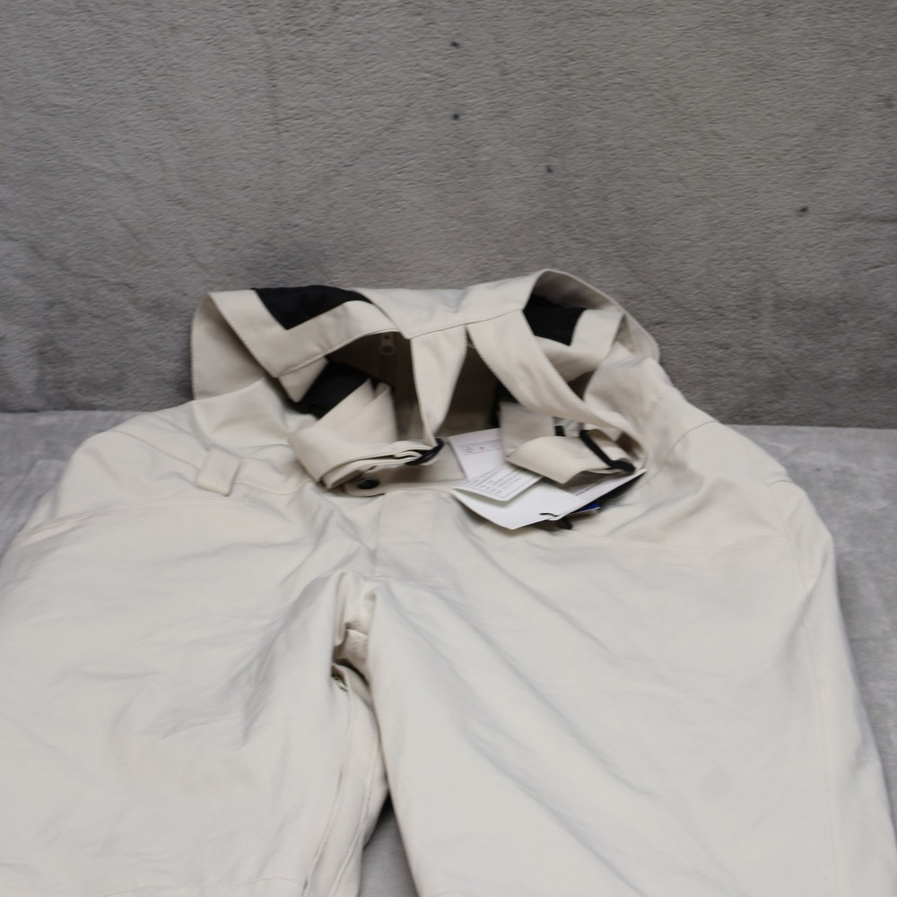 SEARIPE Snow Bib Pants Men XL White Genji-Tex Windproof Ski Winter Insulated NEW - Picture 2 of 16